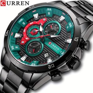 Curren Montre homme Quartz analogique bracelet qualité 