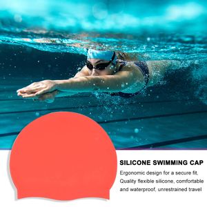 Bonnet de natation élastique en Silicone, Chapeau de piscine, Bonnet de Piscine