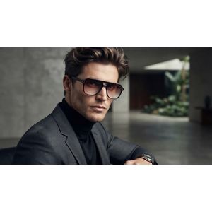 lunettes de Soleil homme et femme tendance marron UV400 protection Y2k noir Men Retro Vintage 70s Sunglasses brown lens