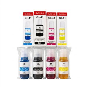 Refill Ink Printer  Pack 4 Bouteilles d'Encre Compatible Canon GI-41 -Pour Imprimantes PIXMA G1420 / G2420 / G2460 / G3420 / G3460