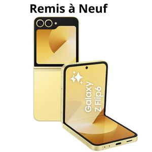 Samsung Galaxy Z Flip 6 - Jaune - 12 Go - 256 Go - Remis à Neuf