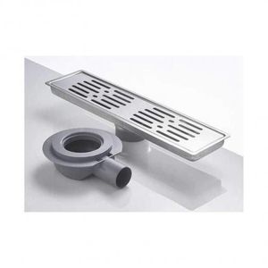 Caniveau de douche 40cm de haut gamme Avec siphon pour salle de bain