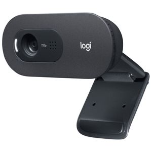 Trust Exis Webcam avec Microphone Intégré USB 2.0 - Noir/Argent