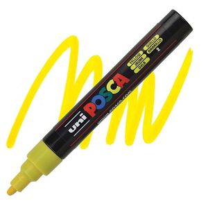 Posca Lot Economique 5 Marqueurs PC-5M conique moyen:Couleurs Vifs pointe  2,5 mm