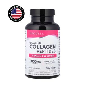 Neocell Super collagène, vitamine C et biotine, 180 comprimés