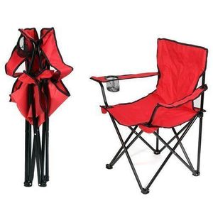 Chaise camping, chaise de camping portable rouge, chaise pliante siège de plage