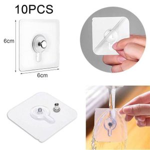 10 pièces Crochet adhésif pour cadre, blanc, pratique