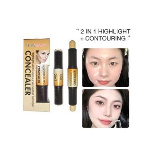Highlight and Contour Stick 2 en 1 Surligneur double extrémité Maquillage