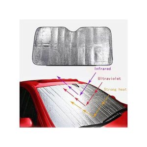 Pare-Soleil Pliable pour Pare-Brise de Voiture – Protection UV 130x60 cm