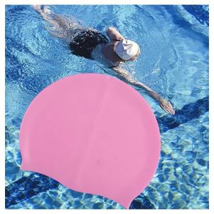 Bonnet de bain unisexe étanche, confortable, bonnet de natation en Silicone