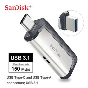 CLE USB SANDISK DUAL DRIVE USB TYPE C M3.0 16Go GREY & SILVER  (SDDD3-16G-G46) à 80,00 MAD -  MAROC