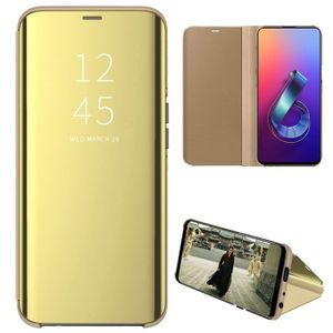 For Samsung Galaxy A20 Luxury Smart Plating Mirror View Stand Flip Case for Samsung Galaxy A20 Full Cover Phone Bag