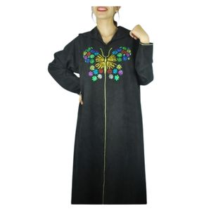 Generic Djellaba pour femme en faux daim avec avec un joli motif en FASHION Jelaba femme a prix pas cher Jumia Maroc