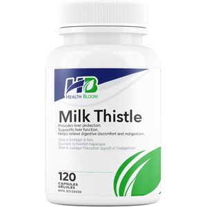 Chardon-Marie  120 gélules  Health Bloom  Capsules de vitamines et minéraux