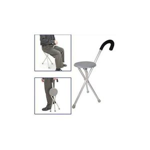 Béquille et chaise avec un siège Pliable - Bâton 2in1