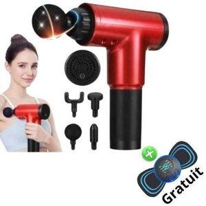 Pack DE MASSAGE Thérapie Magnétique Fascial - Massage De Muscle Fitness Masseur électrique Cervical Pour Corps Cou Dos Douleur Plus Mini Masseur