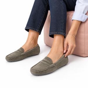 Tifano Mocassin pour femme M2023 GRIS daim