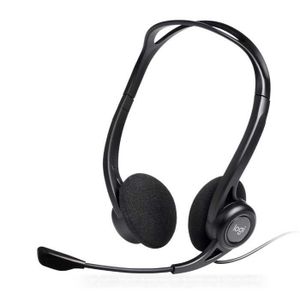 Logitech 960 Casque pour ordinateur avec microphone anti-parasite - USB (981-000100)