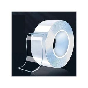 5 Mètre Ruban adhésif double face transparent multi-usages