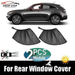 Drop Stop 2 pièces Pare-Soleil de Voiture Couverture de Fenêtre Latérale Avant, Rideaux de Protection