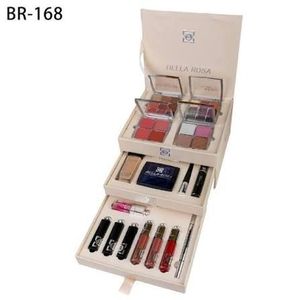 BELLA ROSA  Ensemble de maquillage professionnel polyvalent pour les lèvres et les joues, avec des couleurs attrayantes et longue tenue pour un look élégant et complet en toutes occasions