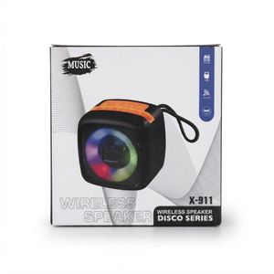 Enceinte Portable Bluetooth X-911 Disco Series - Lumières LED & Son Immersif - Idéale Fêtes & Voyage