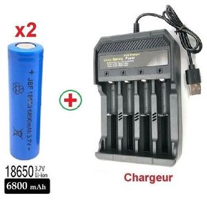 CHARGEUR USB 1 SLOT LITHIUM ION et 1 PILE 18650