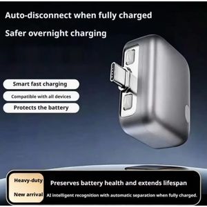 Adaptateur de charge USB-C à déconnexion automatique intelligente pour Protection contre la Surcharge