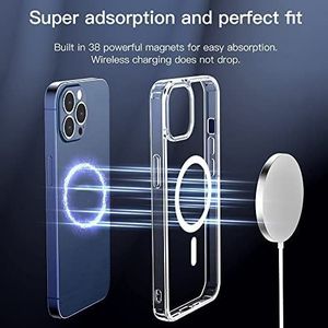 pochette pour iPhone 15 pro max  cristal transparente Super MagSafe Top produit