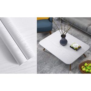 Papier adhésif pour meuble bois blanc épais papier peint adhésif