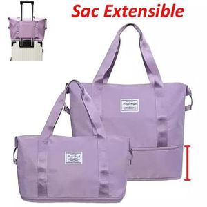 Sac de rangement extensible , Sac de voyage , Sac de Sport , Sac Femme Sac Homme + Poche Arriere