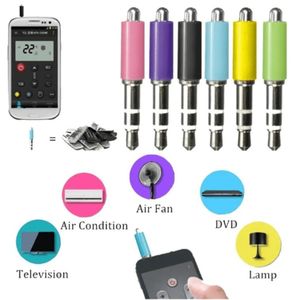 Télécommande universelle IR 3,5 mm pour appareils électroménagers et mobiles (couleur aléatoire)