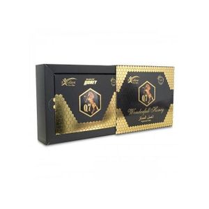 New Gold Q7 Wonderful Max énergie Honey - Miel Bio Original  pour Homme / Force Max,  100% excellent efficacité Force Dureté Activité, Traiter les problèmes d’ (paquet de 12 sachets)