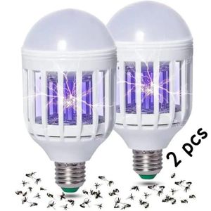Lot de 2 Lampes Électroniques Anti-Moustiques – Protection Efficace pour Intérieur