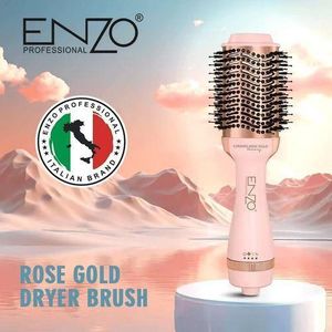 Enzo Brosse Sèche-cheveux EN-6209 One-Step 1500W Pro Blow-Out Styler – Brosse à air chaud et sèche-cheveux 2 en 1