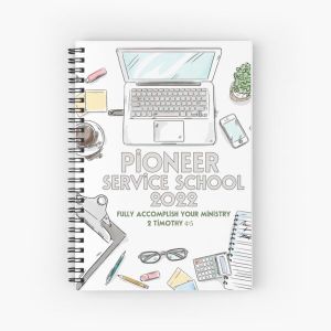 PIONEER SERVICE SCHOOL 2022 Spiral Notebook Bloc note