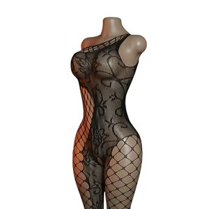 قميص نوم نسائي شفاف مثير، قميص نوم بدون أكمام من الشبك، لانجري أنيق وجذاب، فستان مثير، بدي من قماش شبكي مرن كبير الحجم، قميص نوم أنثوي للغاية، حمالات متقاطعة