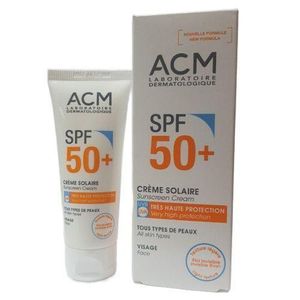 ACM Ecran Solaire Spf 50+ Visage - Peaux Photosensibles-
