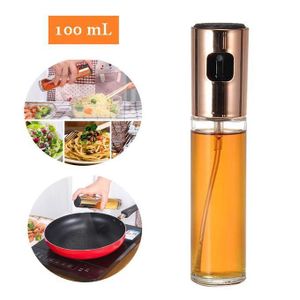Pulvérisateur d’huile & vinaigre Spray en verre, Bouteille et distributeur 100ml