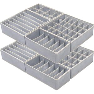Lot de 8 Organisateurs de Tiroir Pliables – Rangement Intelligent pour Sous-Vêtements, Chaussettes et Accessoires