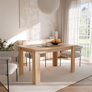 Kitea خزانة عرض OAK SQUERE بطول 197.9 سم - بيج