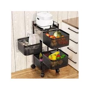 Chariot de Rangement Mobile à Roulettes – Idéal Cuisine, Maison & Bureau
