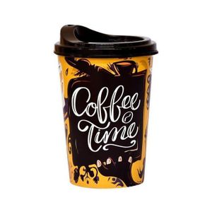 Tasse à Café Réutilisable "Coffee Time" - Pour des Pauses Café Stylées