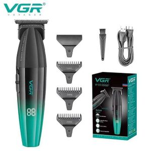 VGR  Tondeuse professionnel électrique à cheveux pour hommes avec LCD
