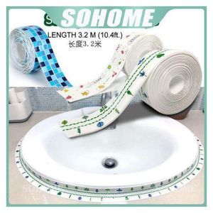 Bande d'Étanchéité Auto-Adhésive pour Cuisine et Salle de Bain - Anti-Moisissure et Décorative