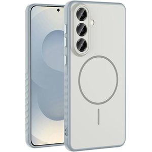 Case Pochette pour Samsung A56 / A36 / A37 silicone liquide magsafe blanc 