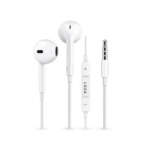 Écouteurs Filaire Stéréo avec Prise Jack 3.5 mm – Micro Intégré – Commande de Volume – Son Hi-Fi Haute Résolution – Basses Puissantes – Compatibles Android, PC, Tablette et Ordinateur Portable