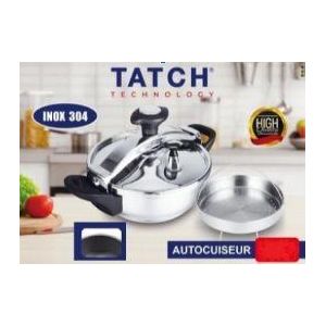 TATCH Cocotte 4L inox en granit interieur