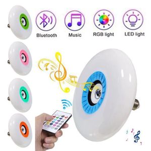 Lampe LED Musicale Bluetooth avec Télécommande – Ampoule RGB Multicolore & Haut-Parleur Intégré