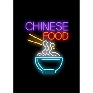 Chinese food  Style 3 Poster Chambre Haute Qualité